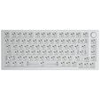 Glorious GMMK Pro White Ice 75% TKL Tastatur - Barebone, ANSI-Layout, silber image number null