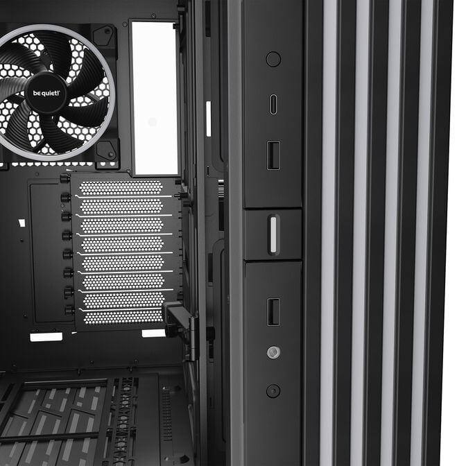 be quiet! Light Base 900 DX PC Case, Full Tower, Tempered Glass, ARGB - Black image number 5