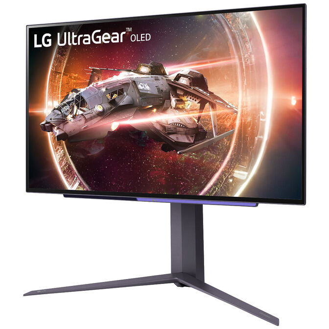 LG UltraGear OLED 27GS95QX-B, 26.5-inch gaming monitor, 240Hz, OLED, G-SYNC compatible image number 2