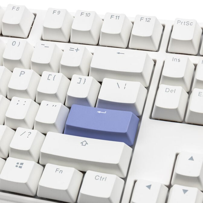 Ducky One 3 Classic Pure White Gaming Tastatur, RGB LED - MX-Red (US) image number 5