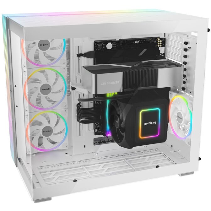 be quiet! Light Base 900 FX PC Case, Full Tower, Tempered Glass, ARGB - white image number 2