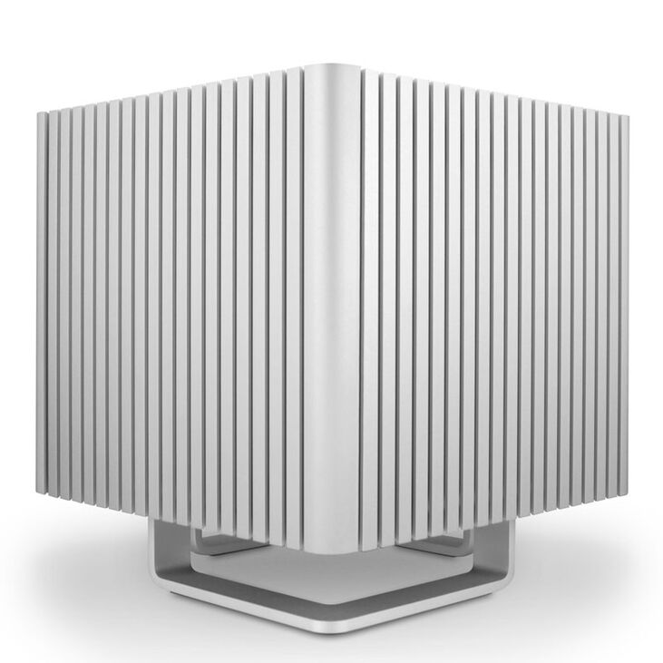 Streacom DB4 Fanless Cube-Gehäuse + Nano 120 Watt Netzteil - silber image number 3
