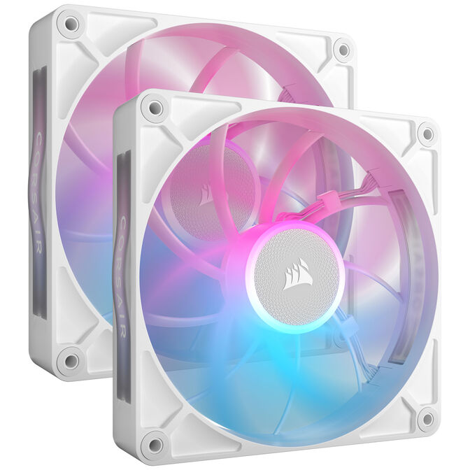CORSAIR iCUE LINK RX140 MAX RGB PWM L&uuml;fter - 2er-Pack, 140mm, wei&szlig; image number 0