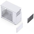Jonsbo D31 MESH Screen Micro-ATX Geh&auml;use, Tempered Glass - wei&szlig; image number null