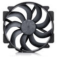 Noctua NF-A14X25r G2 PWM chromax.black L&uuml;fter, LCP - schwarz, 140mm image number null
