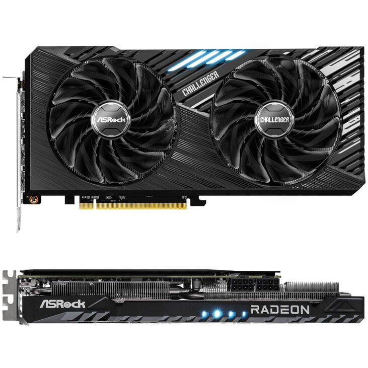 ASRock Radeon RX 7600 XT Challenger 16GB, 16384 MB GDDR6 image number 2