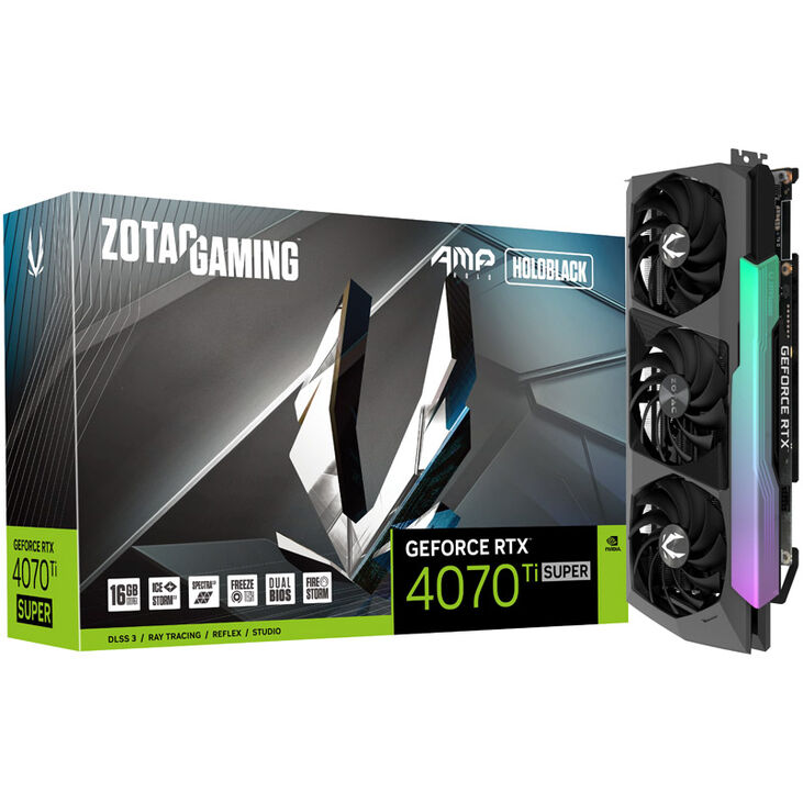 ZOTAC Gaming GeForce RTX 4070 Ti Super AMP! Holo, 16384 MB GDDR6X image number 0