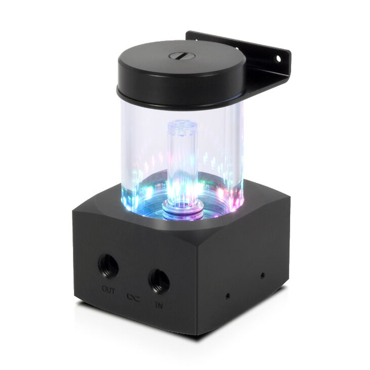 Alphacool Core 100 Aurora ARGB Reservoir, Acrylic - black image number 0
