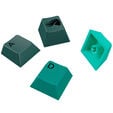 Glorious GPBT Gradient Keycaps, ANSI Layout (US), PBT, Dye-Sub - Rainforest image number null