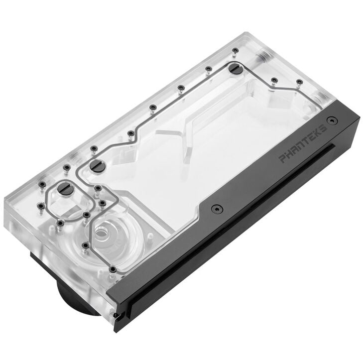PHANTEKS R260C Reservoir - transparente Acryl-Backplate, für D5, ARGB-LED image number 1