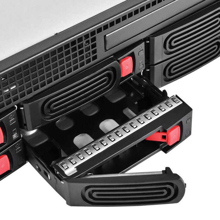 SilverStone RM21-308 Rackmount Server Case, 2U, Micro-ATX - black image number 7