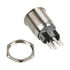 DimasTech Vandalism Button 22mm - Silverline - yellow image number null