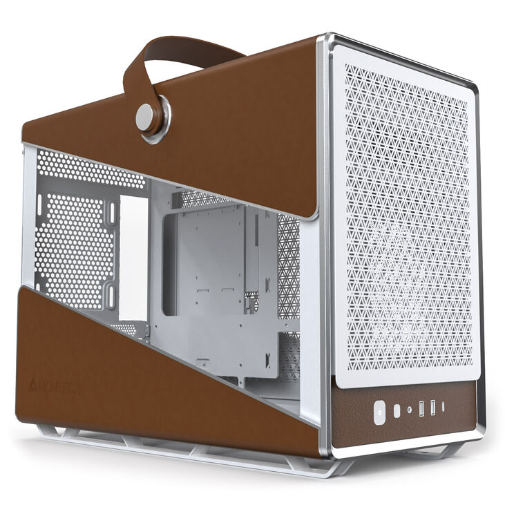 Montech HERITAGE PC Case, Mid Tower, ATX, Tempered Glass - White image number 1
