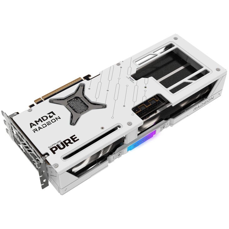 Sapphire Pure Radeon RX 9070 XT Gaming OC graphics card, 16384 MB GDDR6 image number 5
