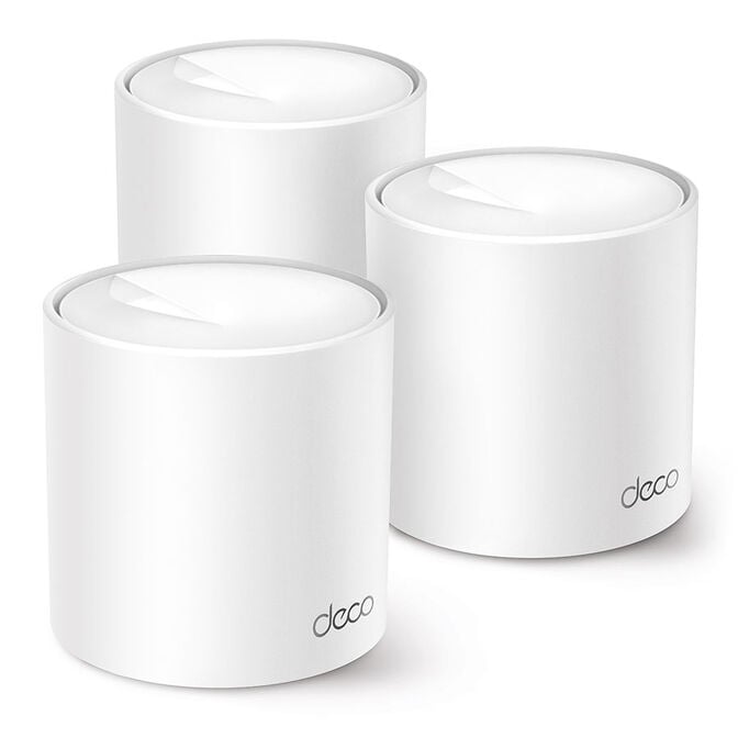 TP-Link Deco X1500 Mesh-Wi-Fi-System, Wi-Fi 6 AX1500, Dual-Band - wei&szlig;, 3er-Pack image number 0