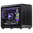Jonsbo D33 STD PC Case, Mini Case, mATX, Tempered Glass - black image number null