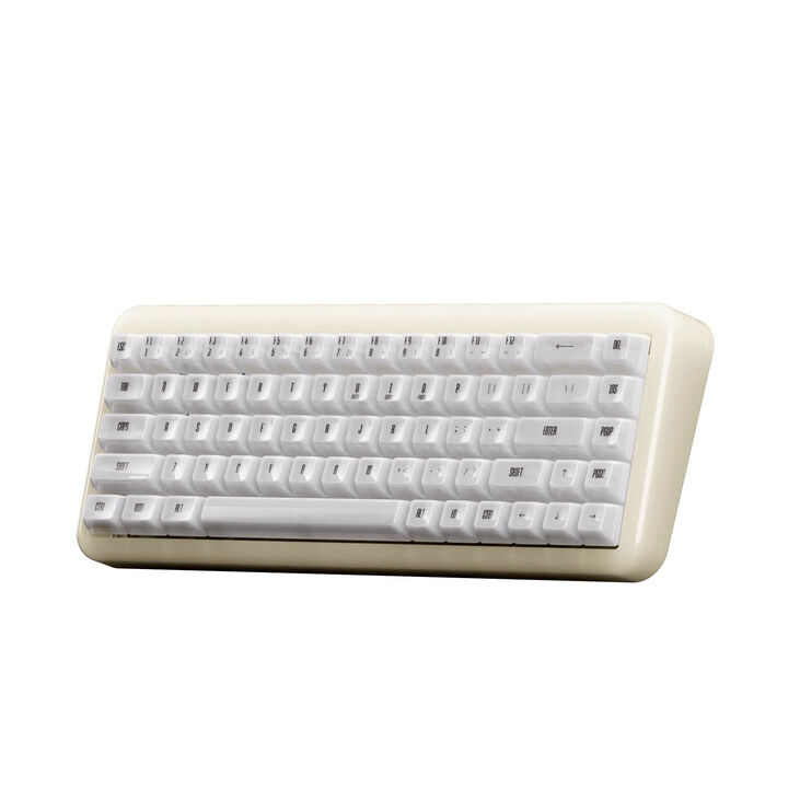 Akko YU01 White Jade Gaming Keyboard, RGB - 65%, V3 Piano Pro Switches, ANSI (US) image number 3