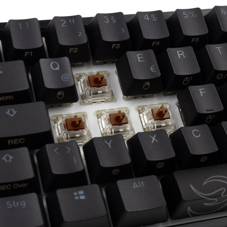 Ducky One 2 Pro Mini Gaming Keyboard, RGB LED - Cherry Brown image number 7