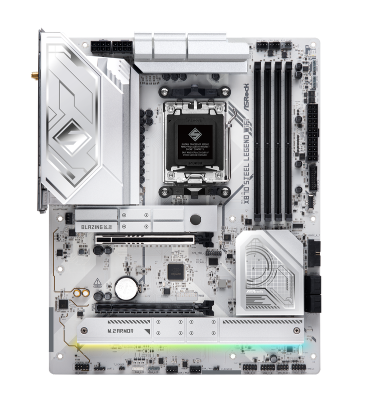 ASRock X870 Steel Legend WiFi Mainboard, Sockel AM5, AMD X870, ATX, DDR5 image number 4