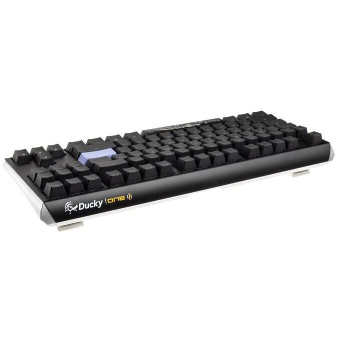 Ducky One 3 Classic Black/White TKL Gaming Keyboard, RGB LED - MX-Black (US) image number 2