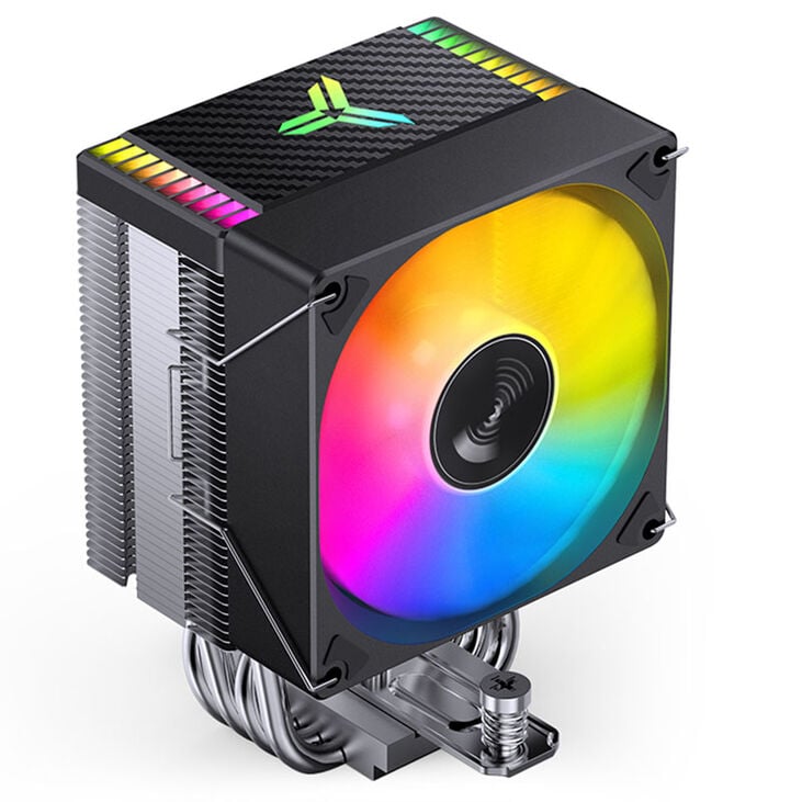 Jonsbo CR-1400 EVO ARGB CPU cooler, 92mm - black image number 1