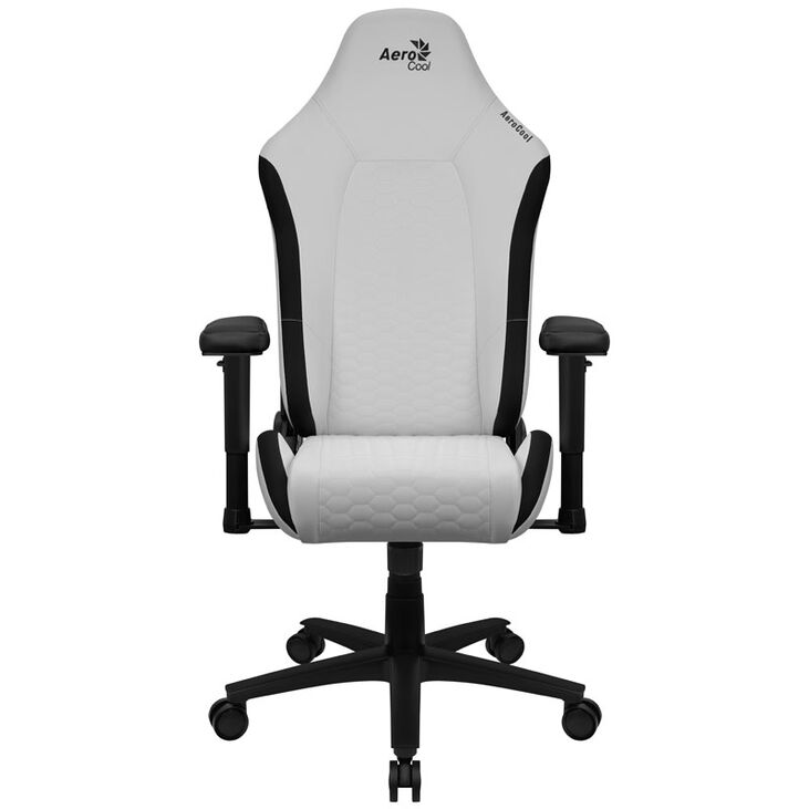 Aerocool Crown Leatherette Moonstone White Gaming Stuhl, Kunstleder - weiß image number 1