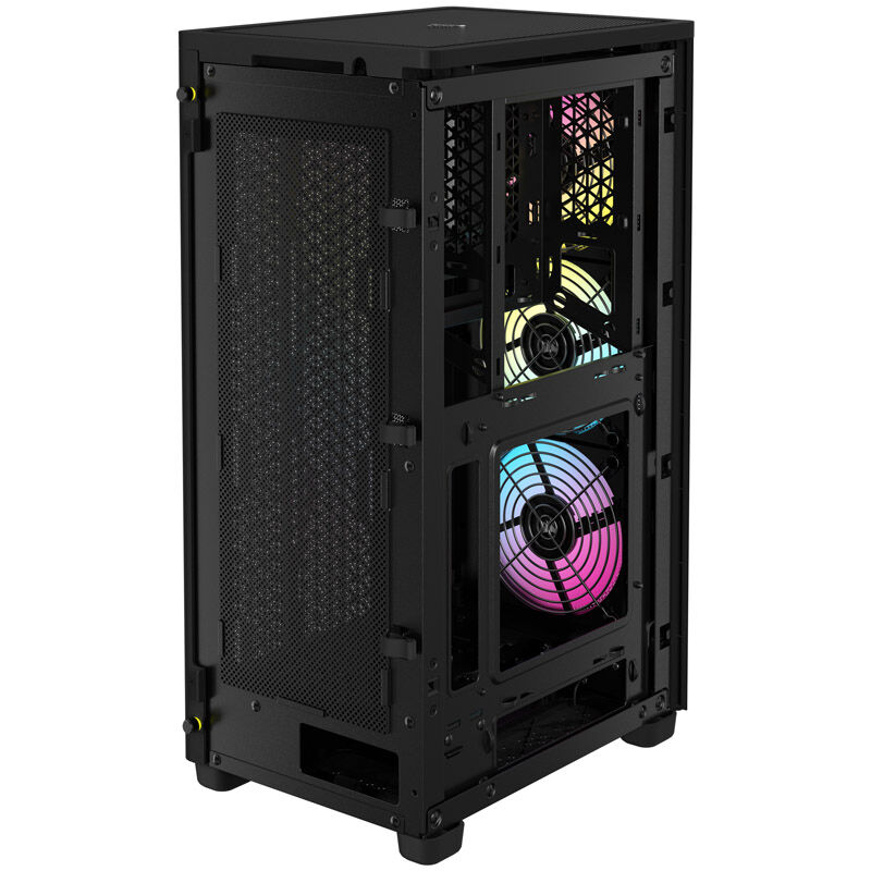 Corsair iCUE 2000D Airflow Mini-ITX case, RGB - black