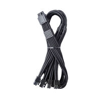 CableMod C-Series Pro ModMesh 12V-2x6-Kabel, Sleeved, 16-Pin zu 4x 8-Pin, f&uuml;r Corsair Type 4 und 3 PSUs - schwarz, 60cm