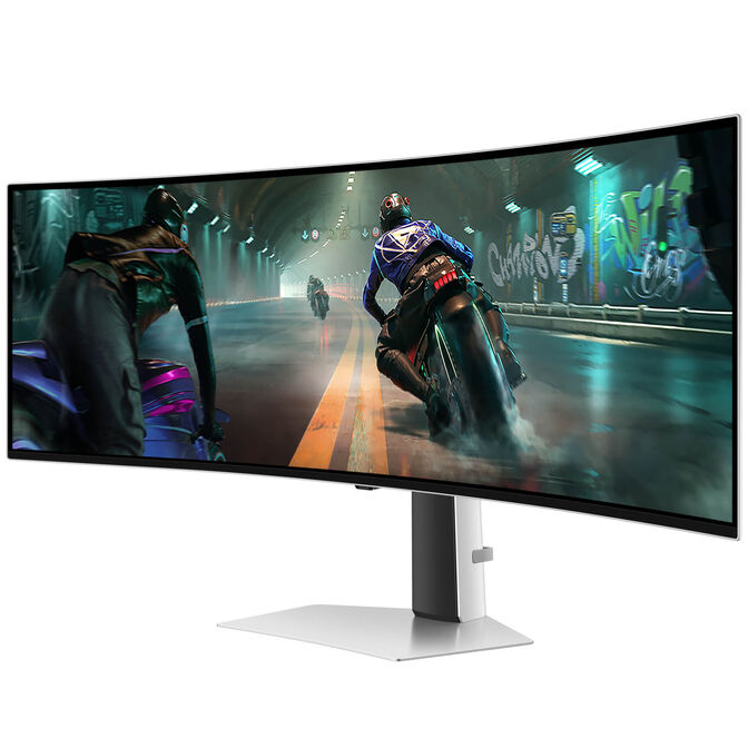 Samsung Odyssey OLED G9 G91SD 49 Zoll Dual QHD Gaming-Monitor, 144Hz, OLED, FreeSync, G-SYNC Compatible image number 1