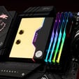 EK Waterblocks EK-Quantum Velocity&sup2; D-RGB - AM5, Nickel + Gold image number null