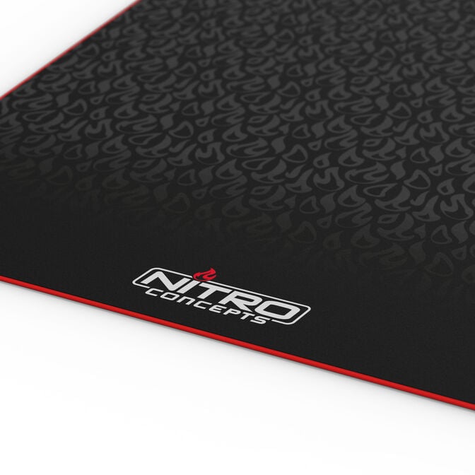 Nitro Concepts Floor Mat for Sim Racing Rigs, 150 x 75 cm, Non-Slip - Black image number 2