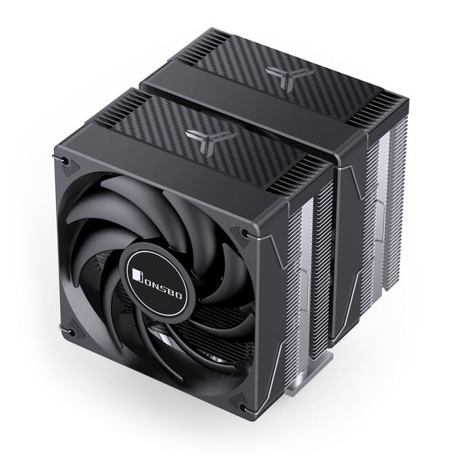 Jonsbo CR-3000E CPU-K&uuml;hler, Dual-Tower, 260W TDP - schwarz, 120mm image number 3
