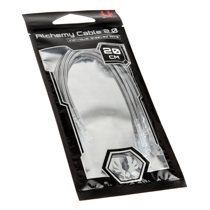BitFenix Alchemy 2.0 PSU Cable, 5x 20cm - grey image number 4