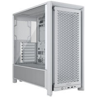 Corsair Frame 4000D PC case, Mid Tower, E-ATX, Tempered Glass - white