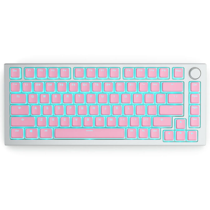 Glorious Aura Keycaps V2 - 145 Keycaps, pink, US-Layout image number 1