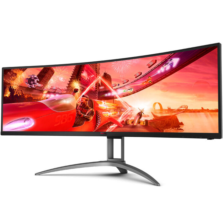 AOC AGON AG493UCX2, 48.8 inch Curved Gaming Monitor, 165 Hz, VA, G-SYNC Compatible image number 3