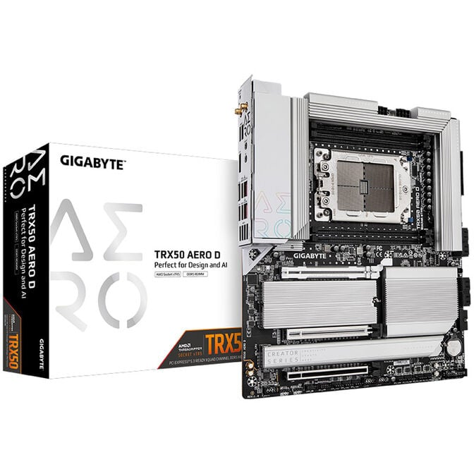 GIGABYTE TRX50 Aero D, Sockel sTR5, AMD TRX50, E-ATX - DDR5 image number 0