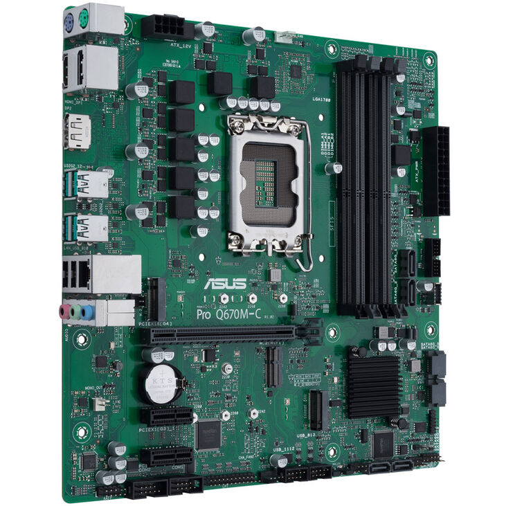 ASUS PRO Q670M-C-CSM, Intel Q670 Mainboard, Sockel 1700, DDR5 image number 5