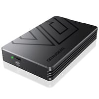 Graugear G-M2U4-40G01 SSD-Geh&auml;use, USB4, PCIe 4.0 x4 NVMe Support, l&uuml;fterlos - schwarz