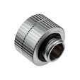 EK Water Blocks EK-Quantum Torque G1/4 Inch Extension Straight Fitting M/F 14 - Rotatable, Satin Titanium image number null