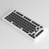 AKKO 5075B Via Barebone Gaming Keyboard, 75% - ANSI, Moon White image number null