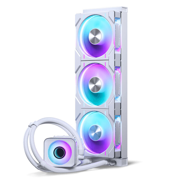Phanteks GLACIER ONE 360D30 X2 DRGB AiO Water Cooling - 360mm, white image number 7