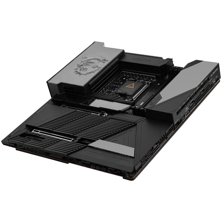 MSI MEG Z890 Godlike Mainboard, Sockel LGA 1851, Intel Z890, E-ATX, DDR5 image number 4