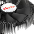Akasa AK-CC6602HP01 Low Profile CPU-K&uuml;hler - Sockel LGA 1700, 30 mm H&ouml;he image number null