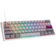 Ducky One 3 Mist Grey Mini Gaming Keyboard, RGB LED - MX-Speed-Silver (US)