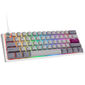 Ducky One 3 Mist Grey Mini Gaming Keyboard, RGB LED - MX-Speed-Silver (US)