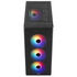 Aerocool Designer-G-BK-v2 PC-Gehäuse, Midi-Tower, ATX, ARGB, Tempered Glass - schwarz image number null