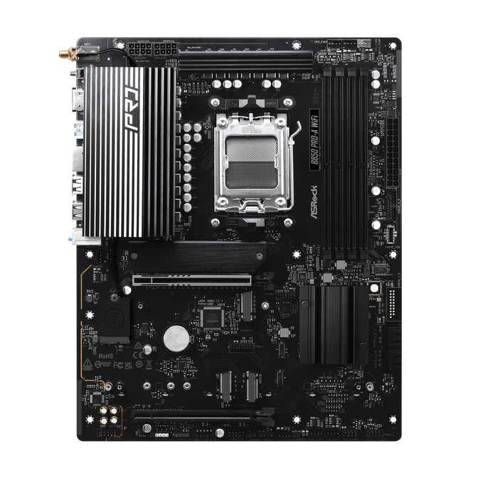 ASROCK B850 Pro-A WiFi motherboard, socket AM5, AMD B850, ATX, DDR5 image number 3