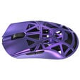 WLMOUSE Beast X Mini Pro Solid Sides Gaming Mouse, Omron Optical Switches - purple image number null