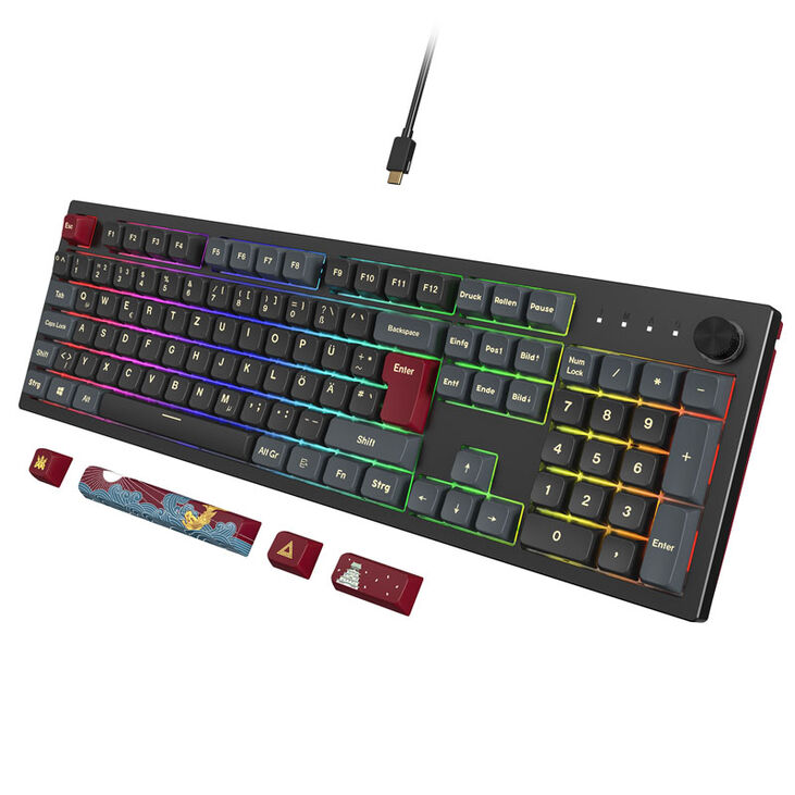 Montech MKey Darkness Gaming Keyboard - GateronG Pro 2.0 Brown image number 2